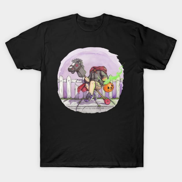 The Headless Horseboy T-Shirt by AJIllustrates